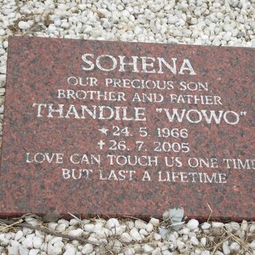 SOHENA Thandile 1966-2005