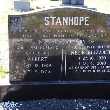 STANHOPE Albert 1929-1973 &amp; Cornelia Elizabeth 1930-2010