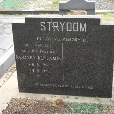 STRYDOM Rodney Benjamin 1952-1971