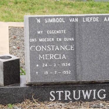 STRUWIG Constance Mercia 1934-1992