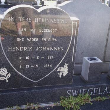 SWIEGELAAR Hendrik Johannes 1921-1984