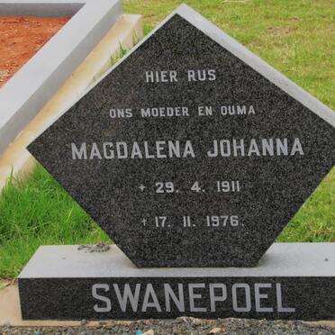 SWANEPOEL Magdalena Johanna 1911-1976