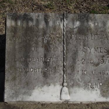 SYMES Coleen Lee Anne 1970-1971