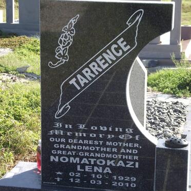 TARRENCE Nomatokazi Lena 1929-2010