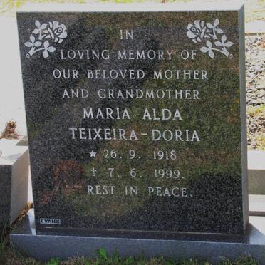 TEIXEIRA-DORIA Maria Alda 1918-1999
