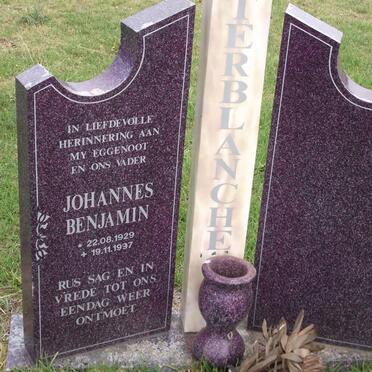 TERBLANCHE Johannes Benjamin 1929-1997