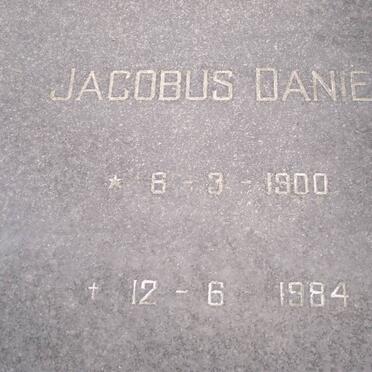 TERBLANCHE Jacoba Isabella 1900-1974 &amp; Jacobus Daniel 1900-1984