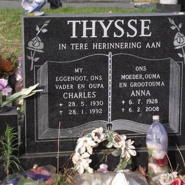 THYSSE Charles 1930-1992 &amp; Anna 1928-2008