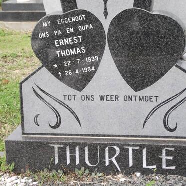 THURTLE Ernest Thomas 1939-1994