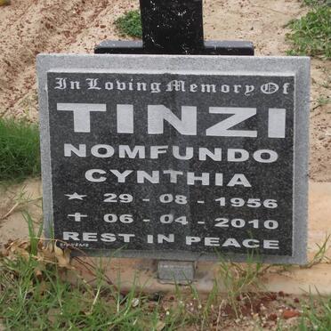 TINZI Nomfundo Cynthia 1956-2010