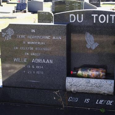 TOIT Willie Adriaan, du 1934-1978