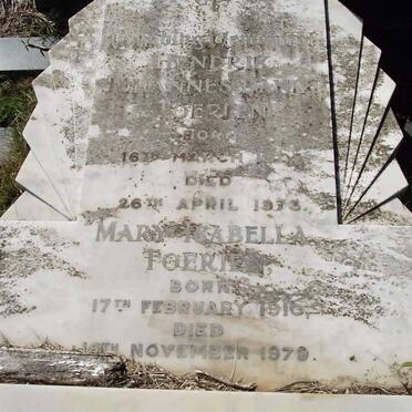 TOERIEN Hendrik Johannes Daniel 1907-1973 &amp; Mary Isabella 1910-1979