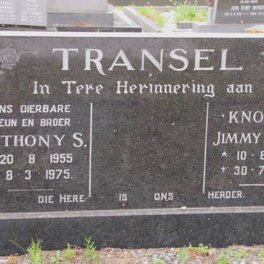 TRANSEL Anthony S. 1955-1975 :: KNOETZE Jimmy James 1928-1989