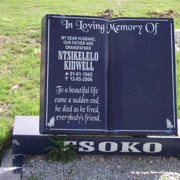 TSOKO Ntsikelelo Kidwell 1942-2006