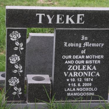 TYEKE Zoleka Varonica 1974-2009