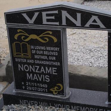VENA Nonzame Mavis 1949-2011