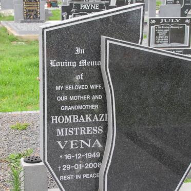 VENA Hombakazi Mistress 1949-2008