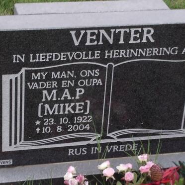 VENTER Michael Andries P. 1922-2004