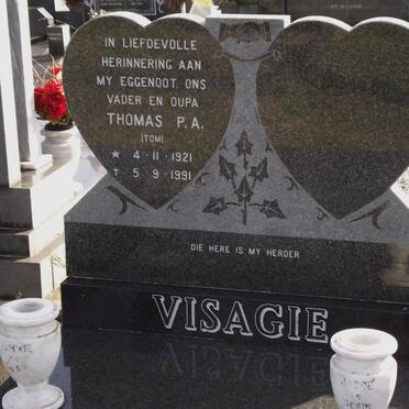 VISAGIE Thomas P.A. 1921-1991
