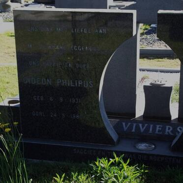 VIVIERS Gideon Philipus 1931-1980