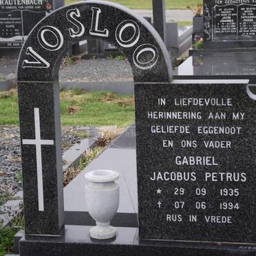 VOSLOO Gabriel Jacobus Petrus 1935-1994