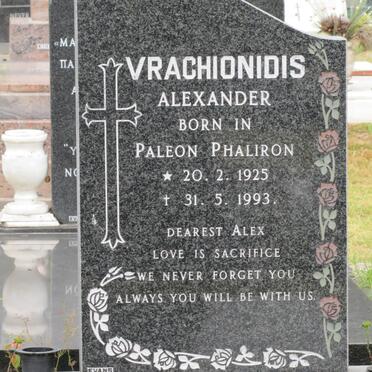 VRACHIONIDIS Alexander 1925-1993