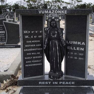 VUMAZONKE Lumka Ellen 1937-2011