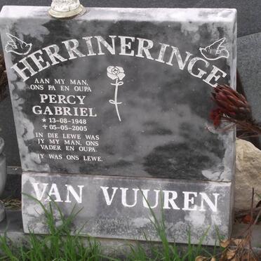 VUUREN Percy Gabriel, van 1948-2005