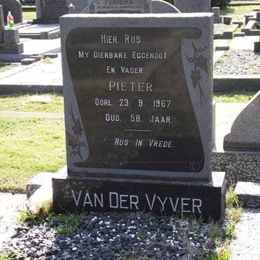 VYVER B. Pieter M., van der -1967