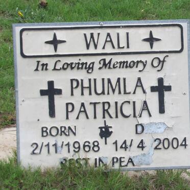 WALI Phumla Patricia 1968-2004