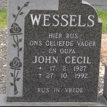 WESSELS John Cecil 1927-1992