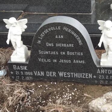WESTHUIZEN Basie, van der 1966-1971 :: WESTHUIZEN Anton, van der 1968-1971