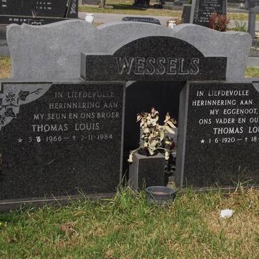 WESSELS Thomas Louis 1966-1984 :: WESSELS Thomas Louis 1920-1981