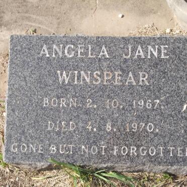 WINSPEAR Angela Jane 1967-1970