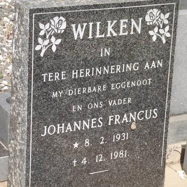 WILKEN Johannes Francus 1931-1981