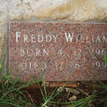 WILLIAMS Frederick Johannes 1961-1997
