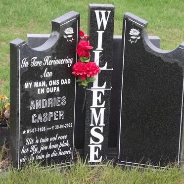 WILLEMSE Andries Casper 1926-2002
