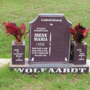 WOLFAARDT Irene Maria 1951-2004
