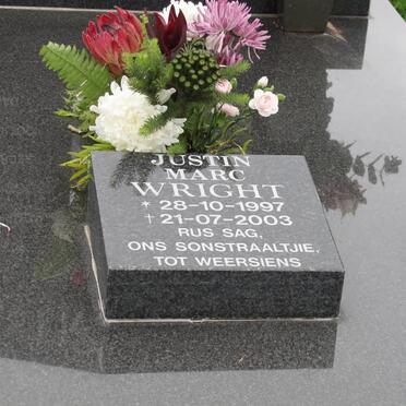 WRIGHT Justin Marc 1997-2003