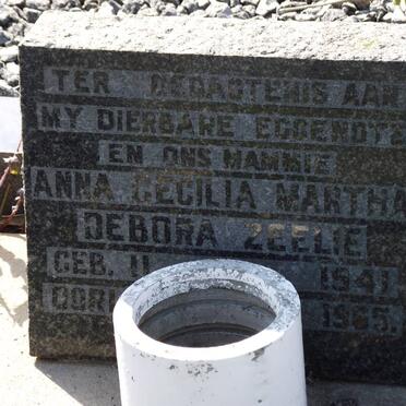 ZEELIE Anna Cecilia Martha Debora 1941-1965