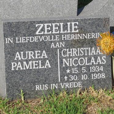 ZEELIE Christiaan Nicolaas 1934-1998 &amp; Aurea Pamela
