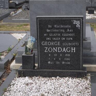 ZONDAGH George 1931-1986