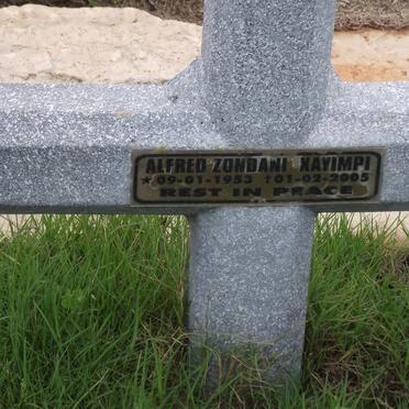 XAYIMPI Alfred Zondani 1953-2005