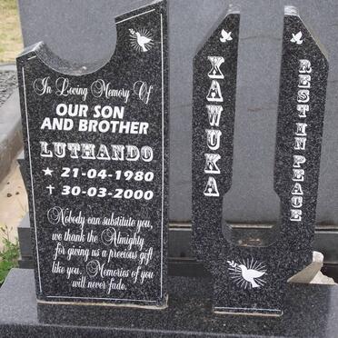 XAWUKA Luthando 1980-2000