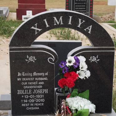 XIMIYA Zolile Joseph 1931-2010
