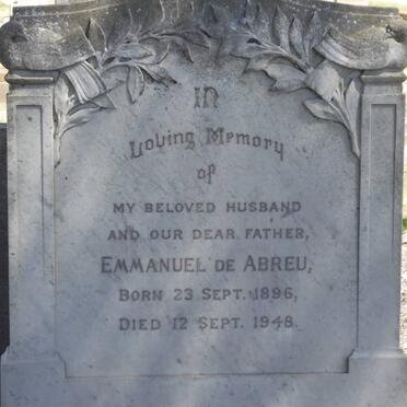 ABREU Emmanuel, de 1896-1948