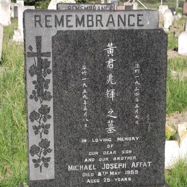 AFFAT Michael Joseph -1959