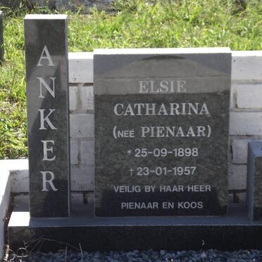 ANKER Elsie Catharina nee PIENAAR 1898-1957