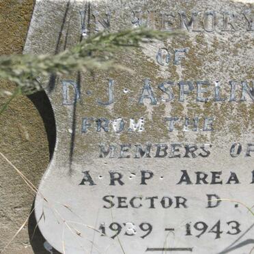 ASPELING D.J. 1939-1943