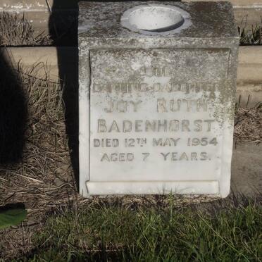 BADENHORST Joy Ruth -1954